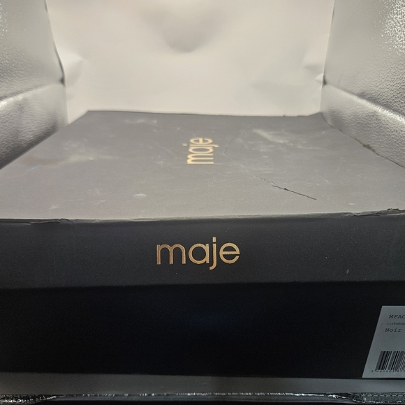 Maje Ranger Ankle Boots With Punk Details SZ  10.5 - Picture 10 of 10